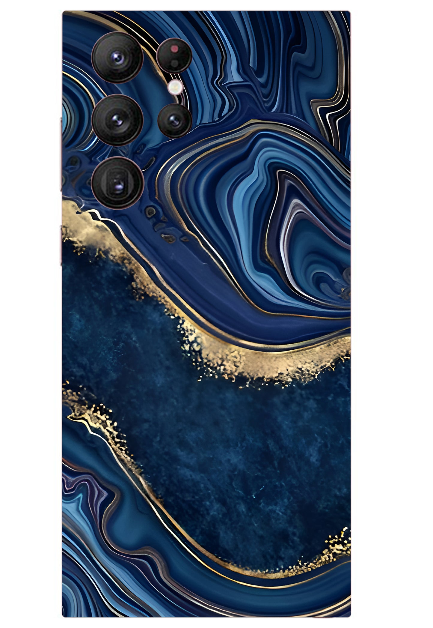 Abstract Blue Marble Mobile Skin 3M Material