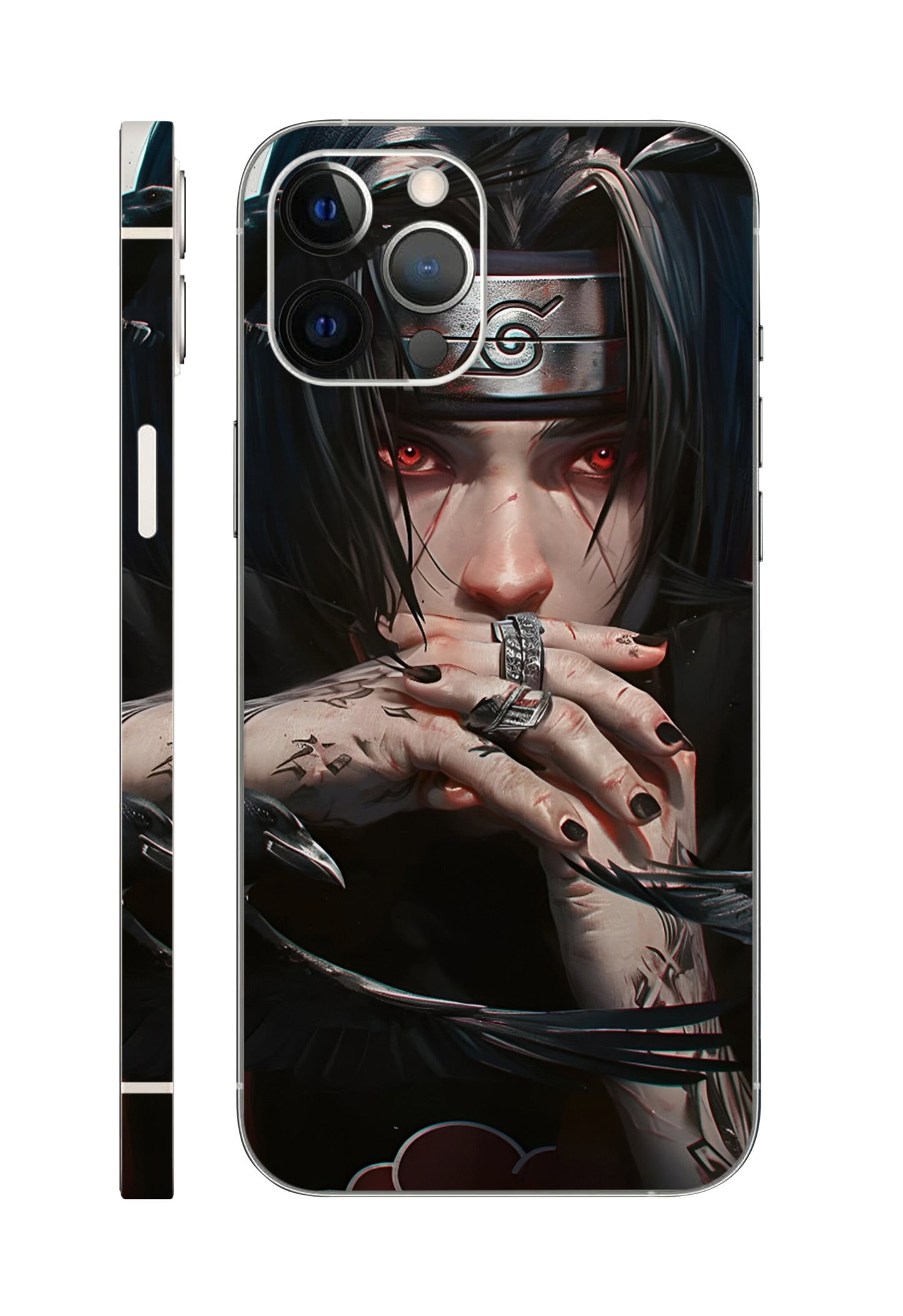 Itachi Attitude Anime Mobile Skin Premium Material