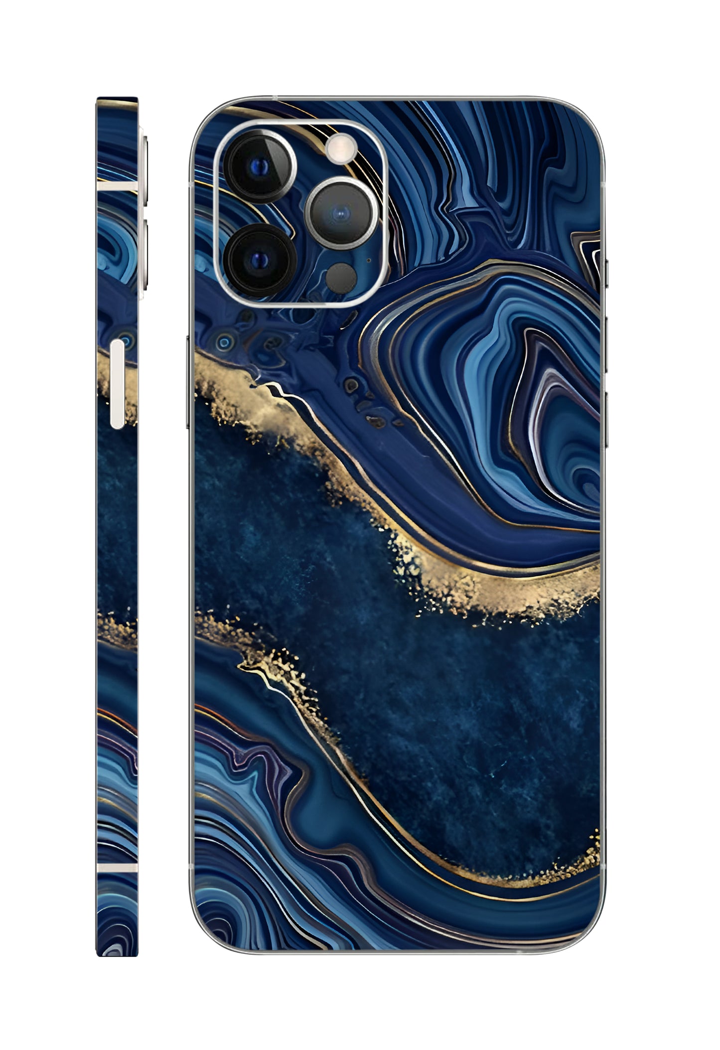 Abstract Blue Marble Mobile Skin 3M Material