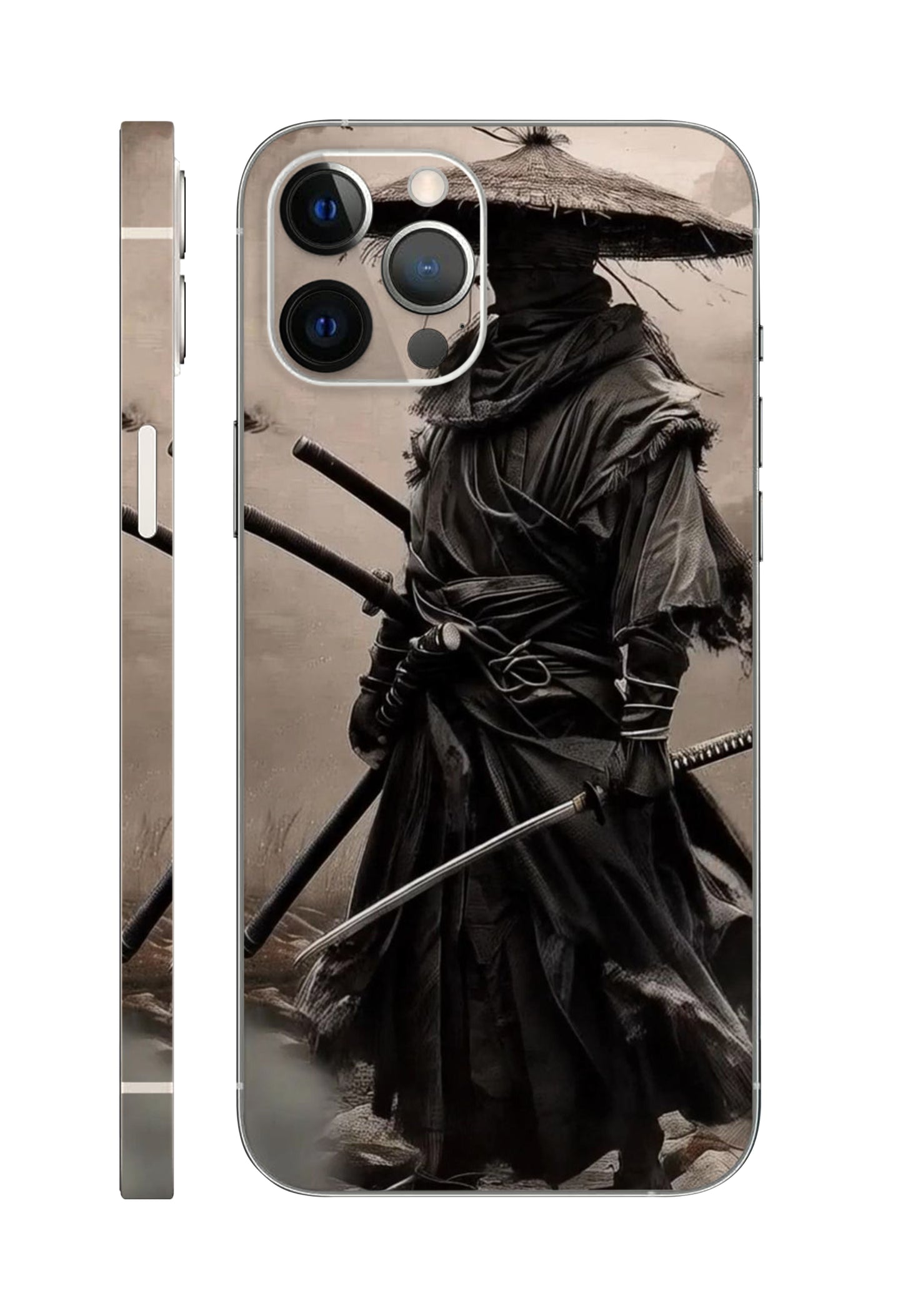 Master Samurai Anime Design Mobile Skin 3M Material