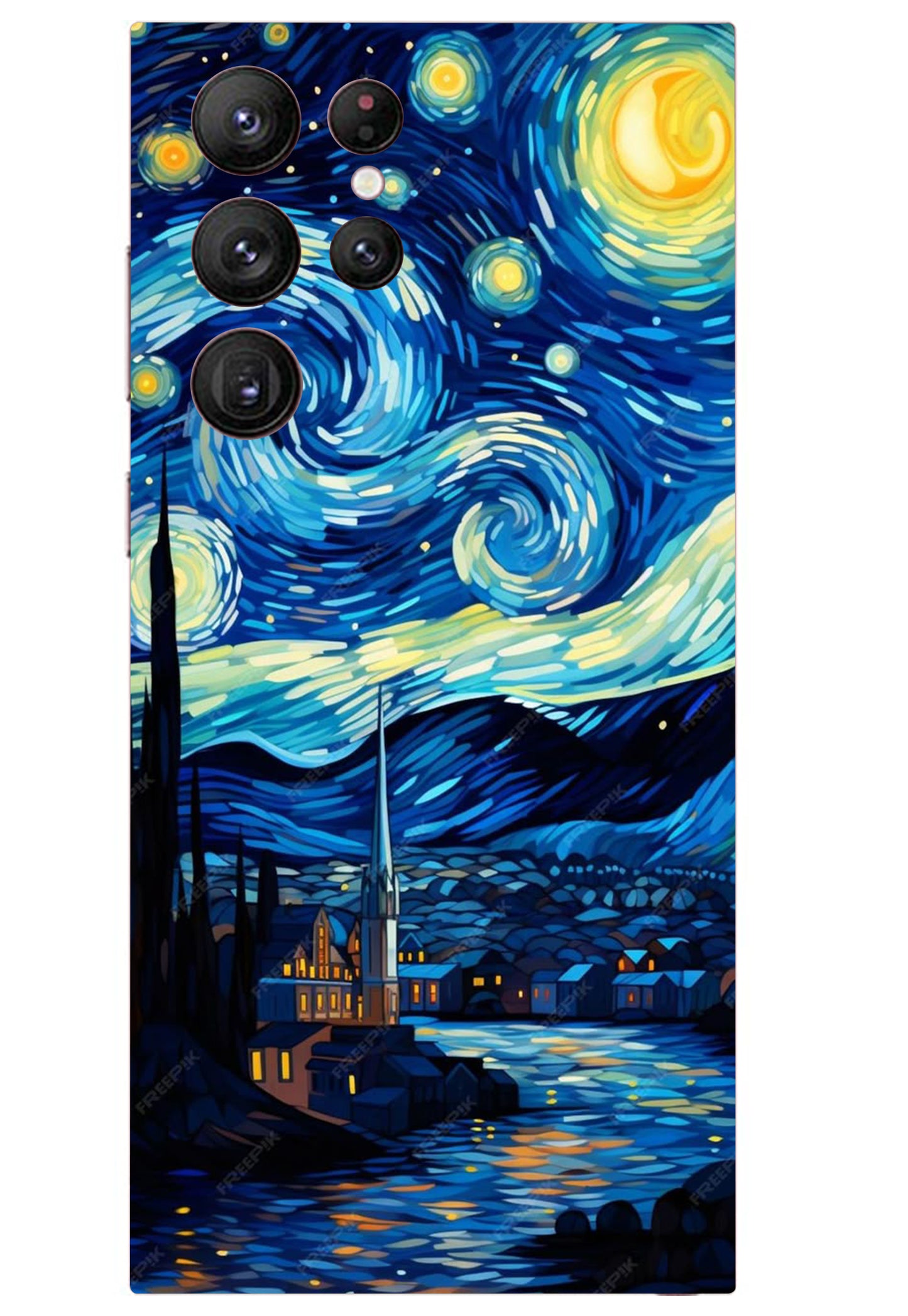 Night Visual Design Mobile Skin 3M Material
