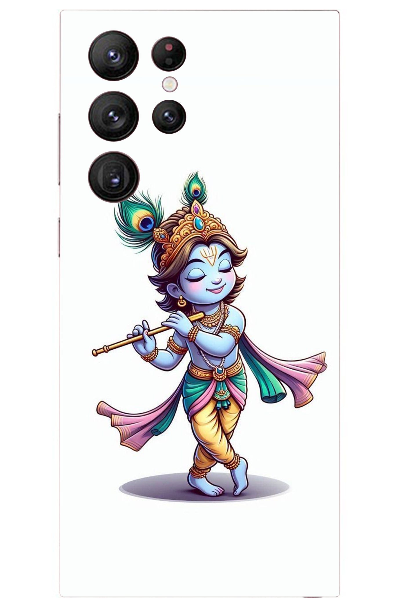 Krishna God Mobile Transparent Skin