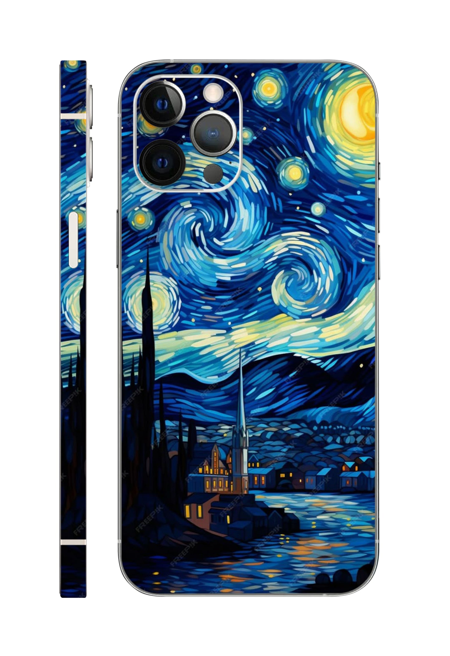 Night Visual Design Mobile Skin 3M Material