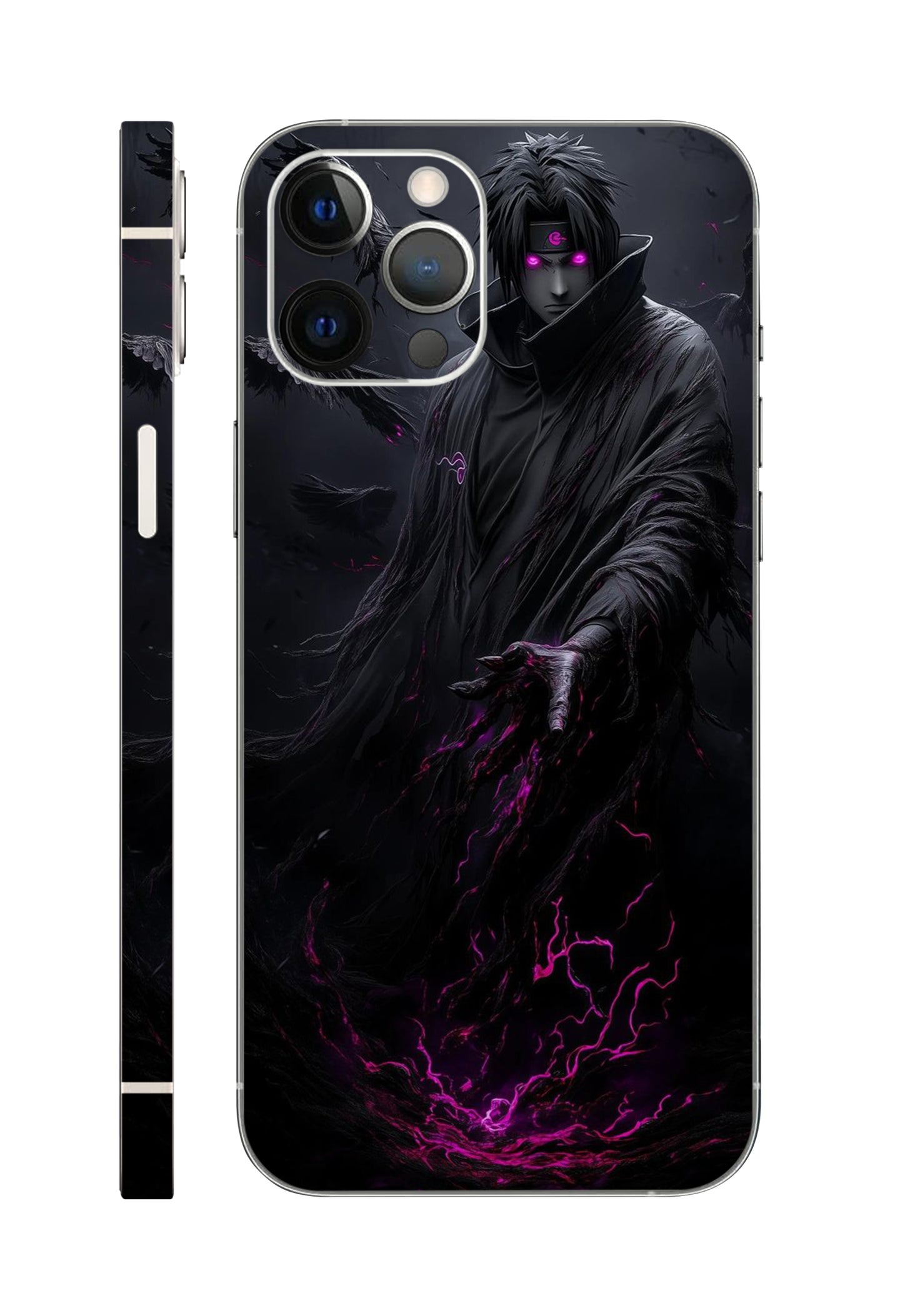 Itachi Dark Anime Design Mobile Skin 3M Material