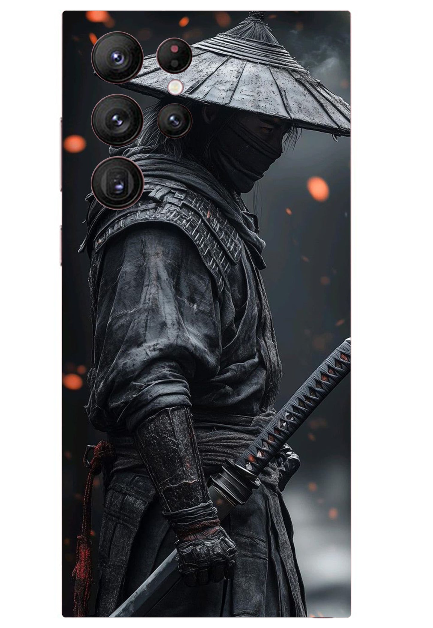Master Samurai Anime Design Mobile Skin 3M Material