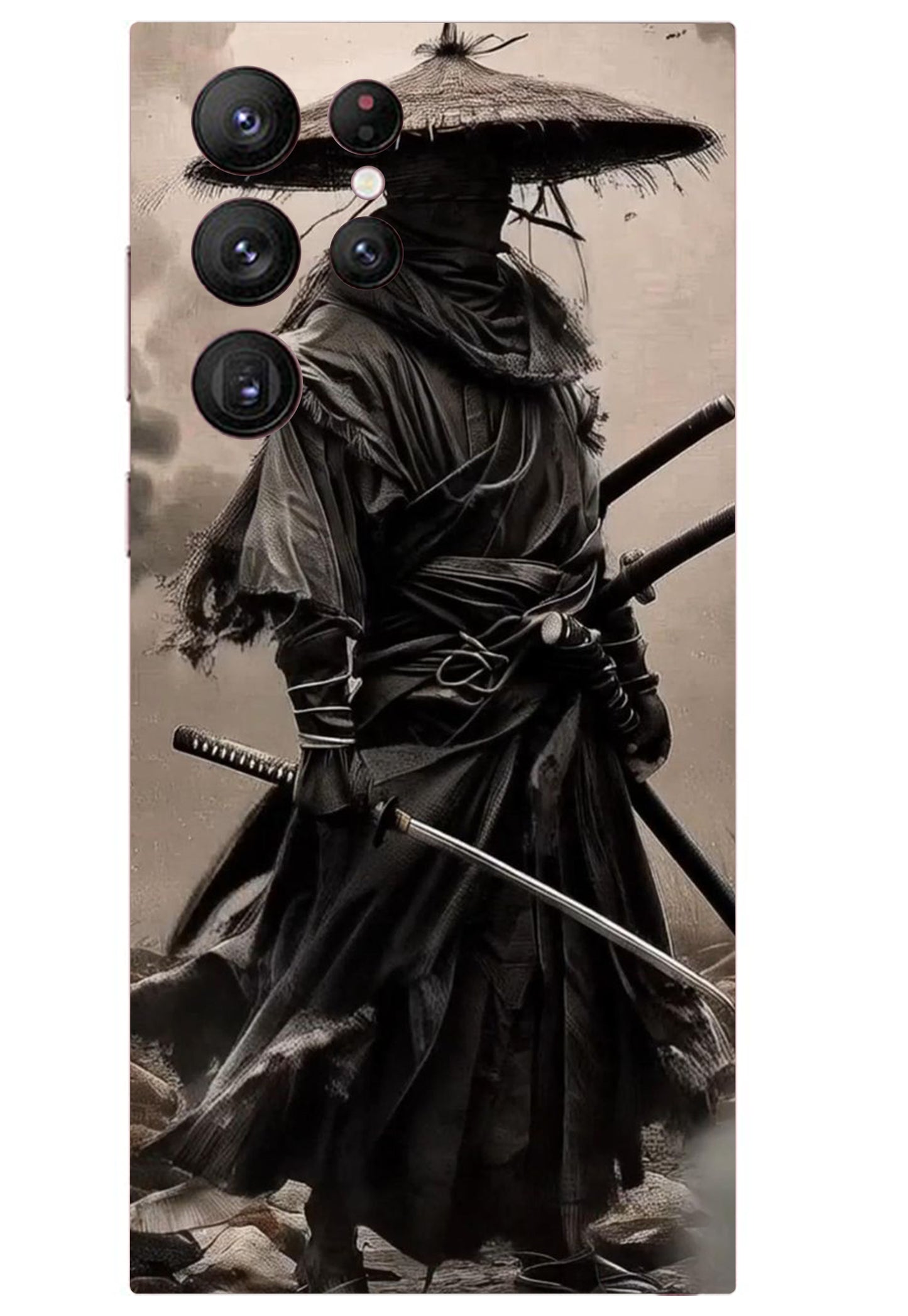 Master Samurai Anime Design Mobile Skin 3M Material