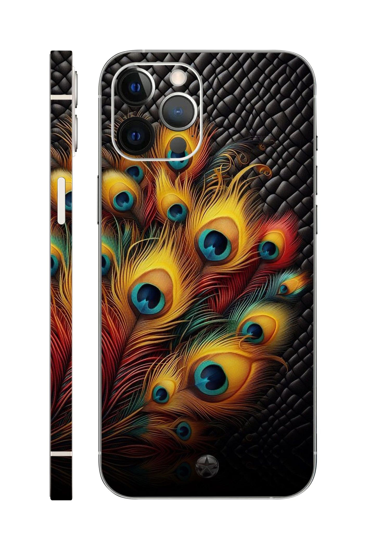 Mor Pankh Design Mobile Skin 3M Material