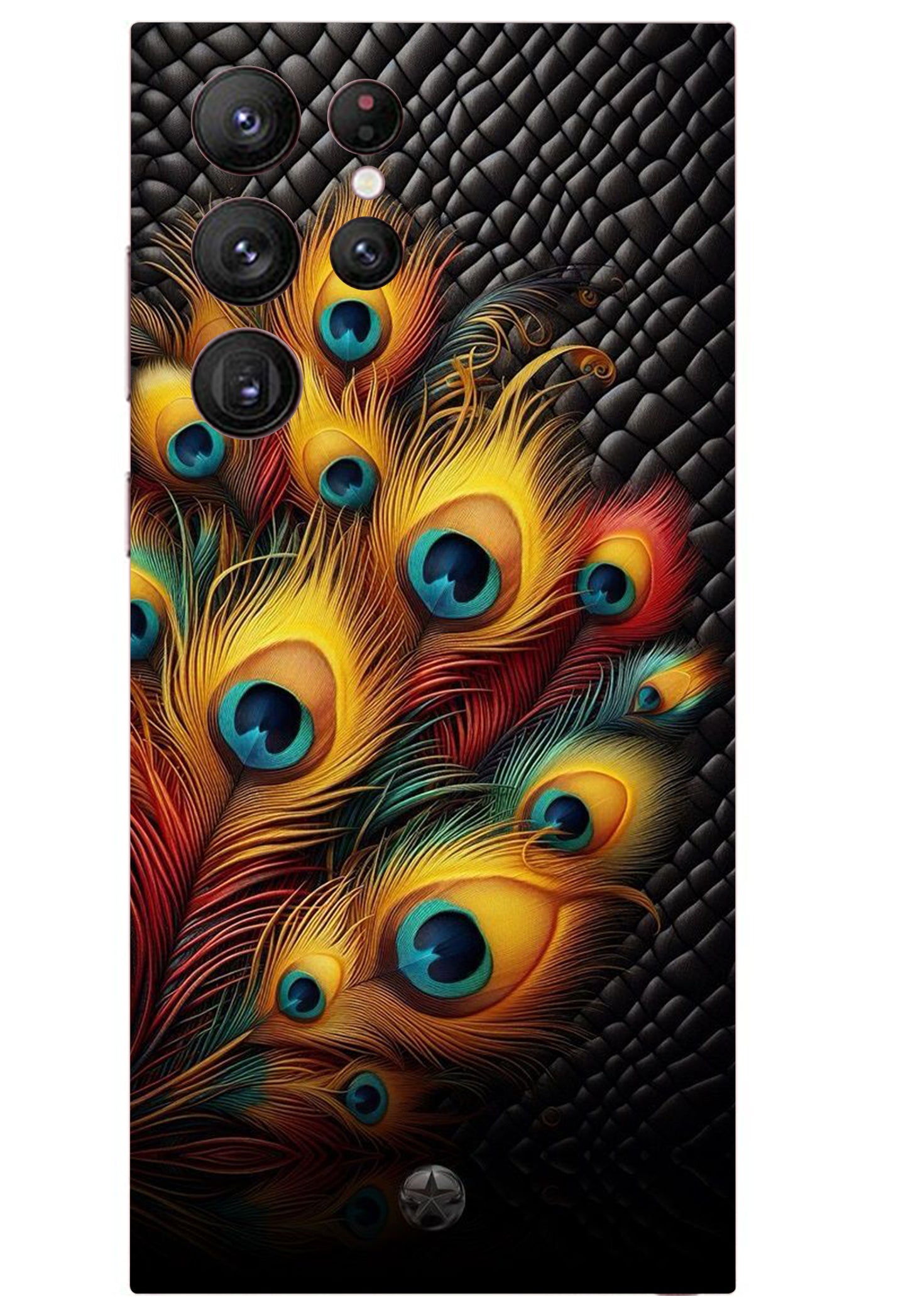 Mor Pankh Design Mobile Skin 3M Material