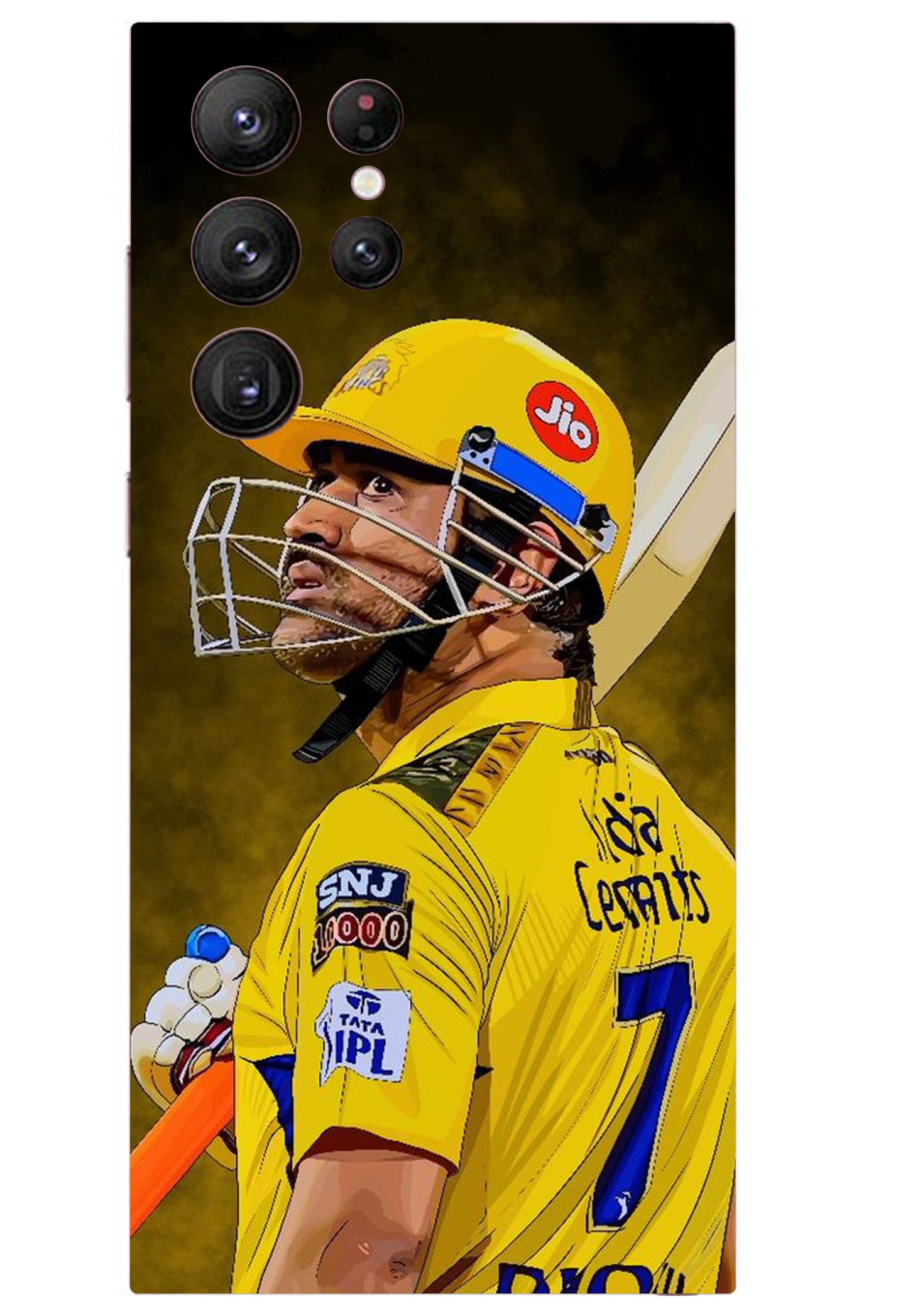 M.S.Dhoni Cricket Mobile Skin 3M Material