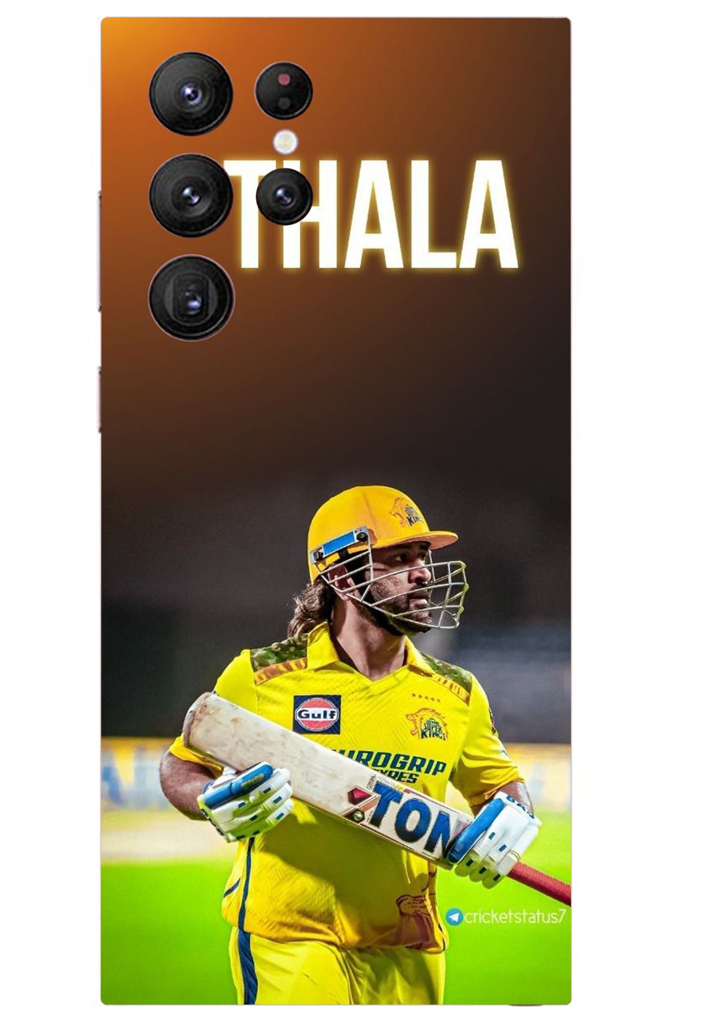 M.S.Dhoni Cricket Mobile Skin 3M Material