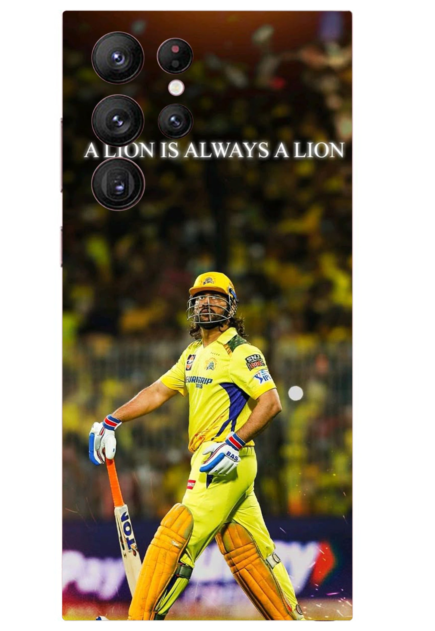 M.S.Dhoni Cricket Mobile Skin 3M Material