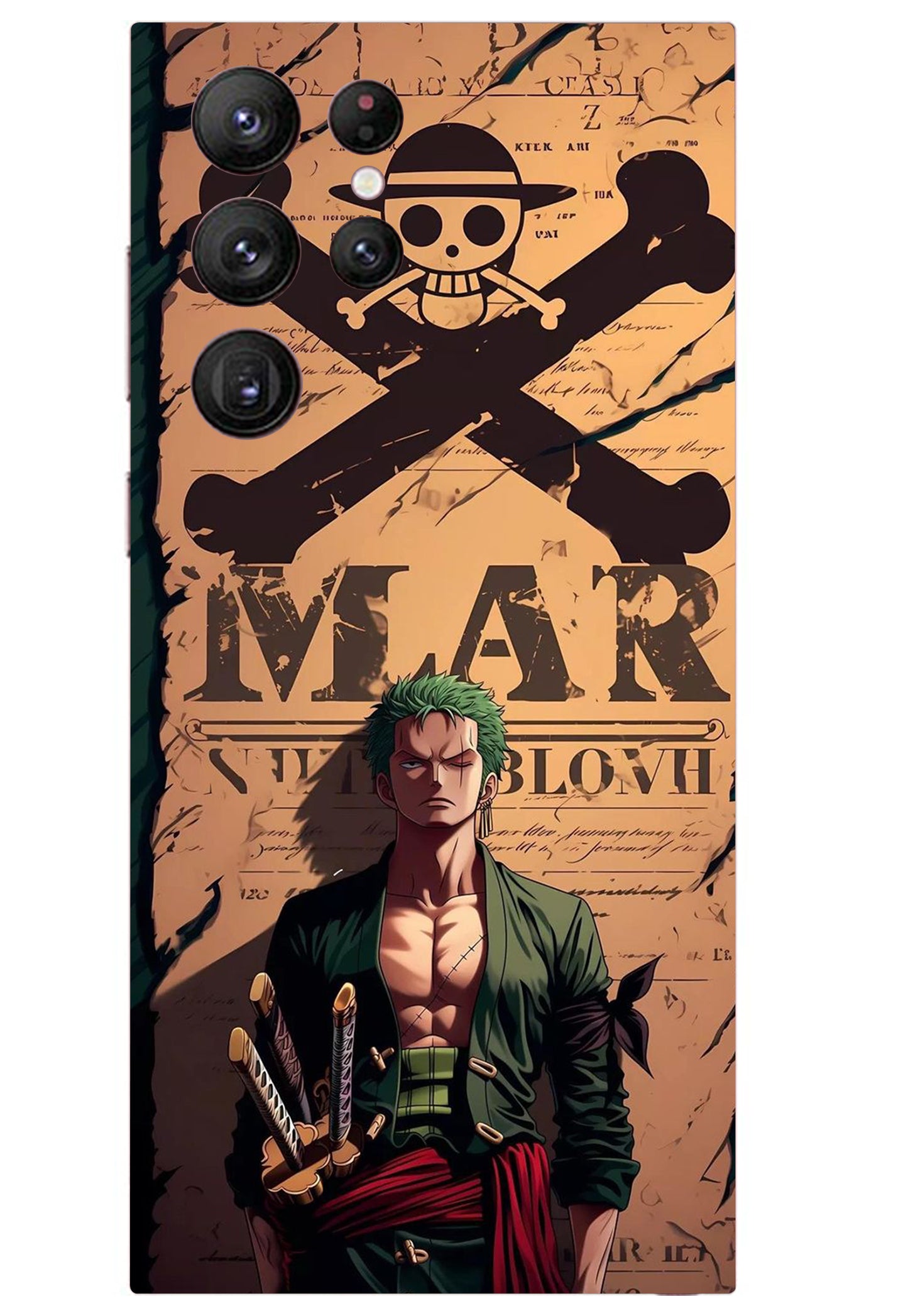 Zoro Anime Mobile Skin 3M Material