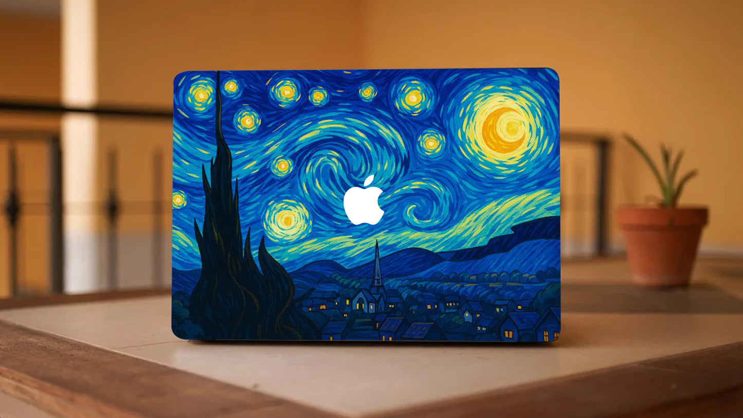 Night Van Gogh Laptop 3M Premium Skins
