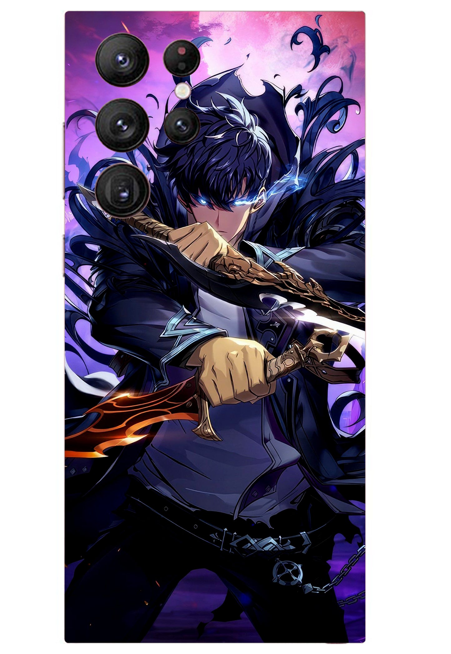 Solo Leveling Anime Mobile Skin 3M Material