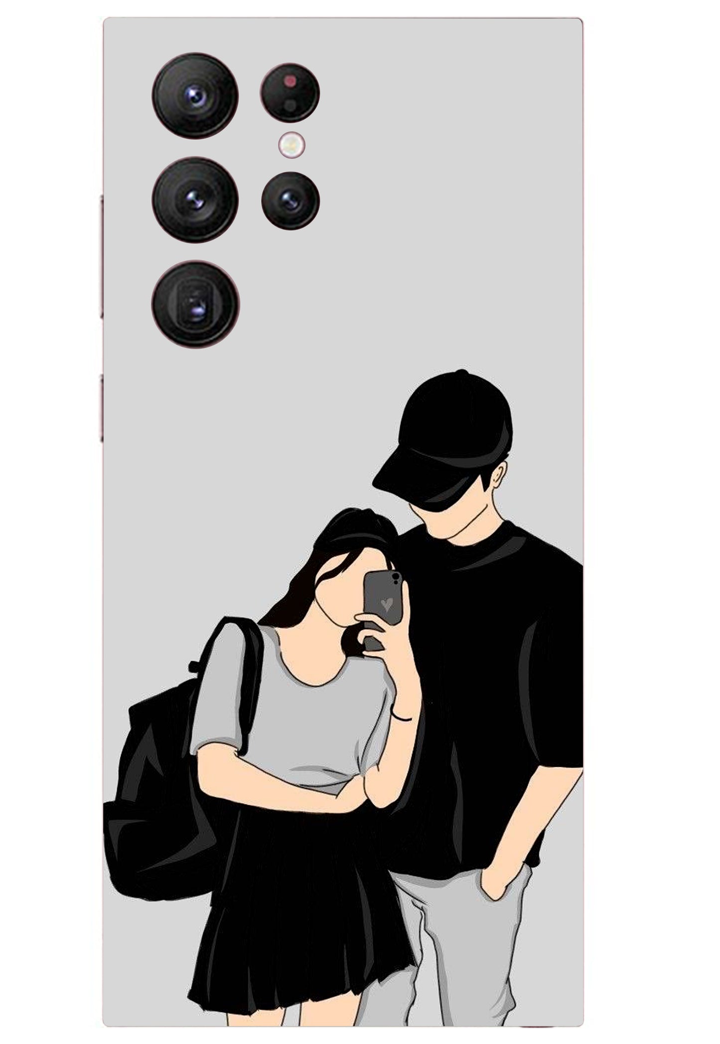 Couple Anime Mobile Skin 3M Material