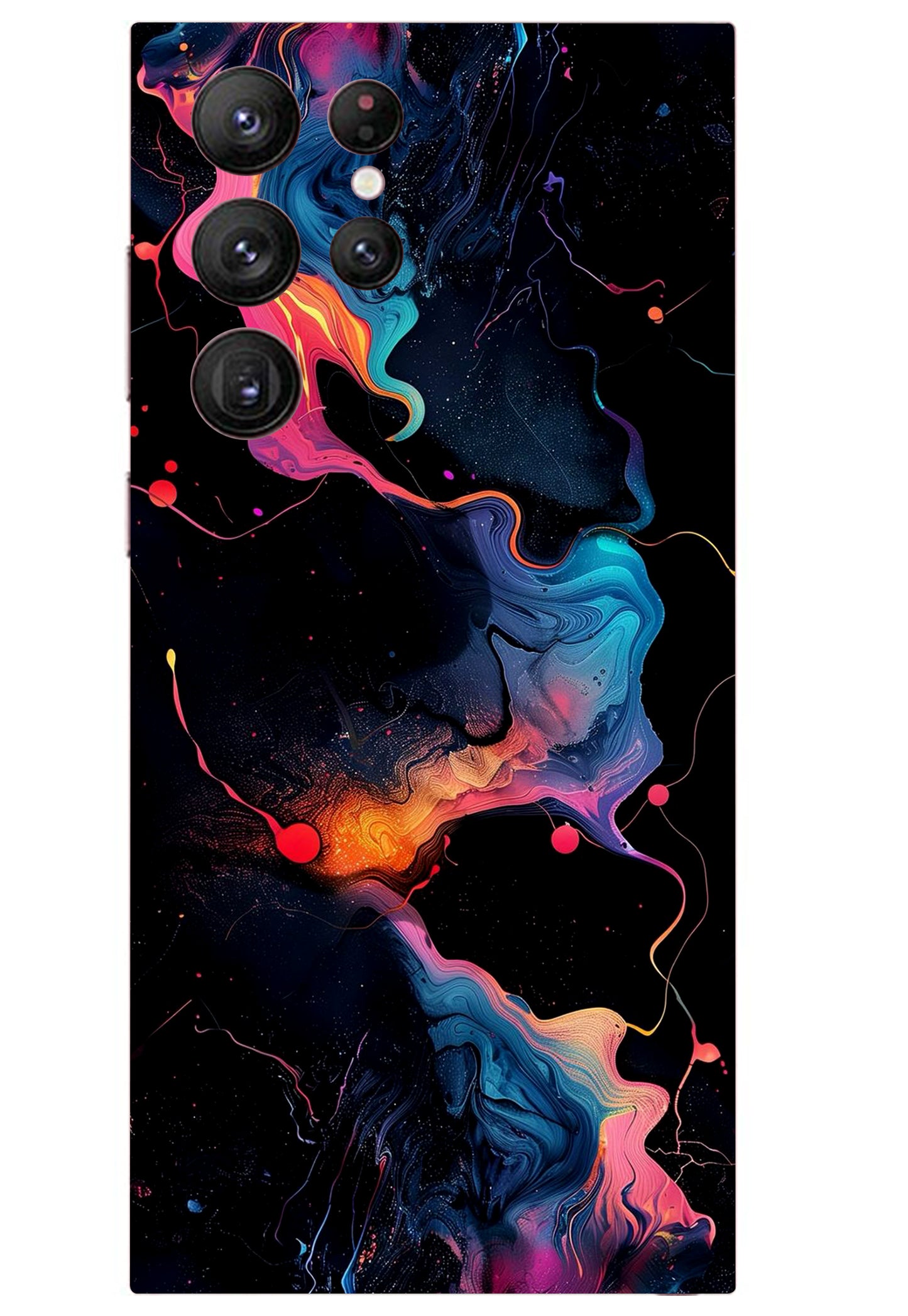 Abstract Splash Mobile Skin 3M Material