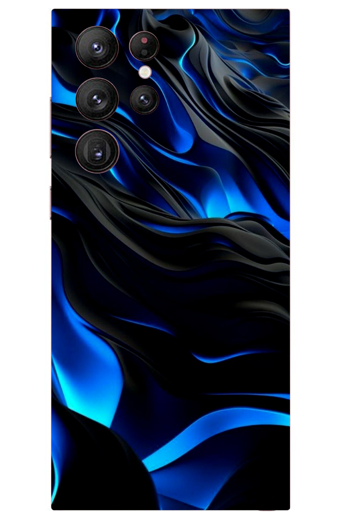Blue Abstarct Mobile Skin 3M Material