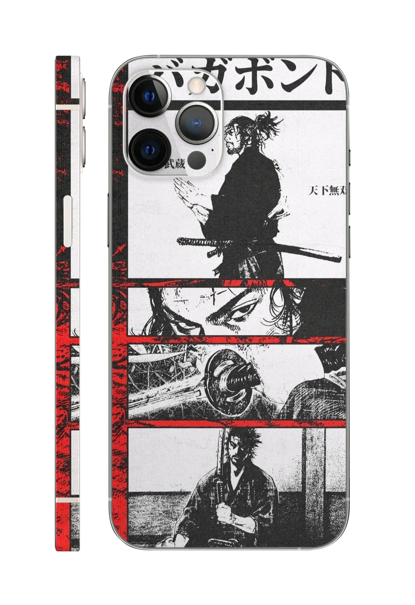 Samurai Anime Design Mobile Skin 3M Material