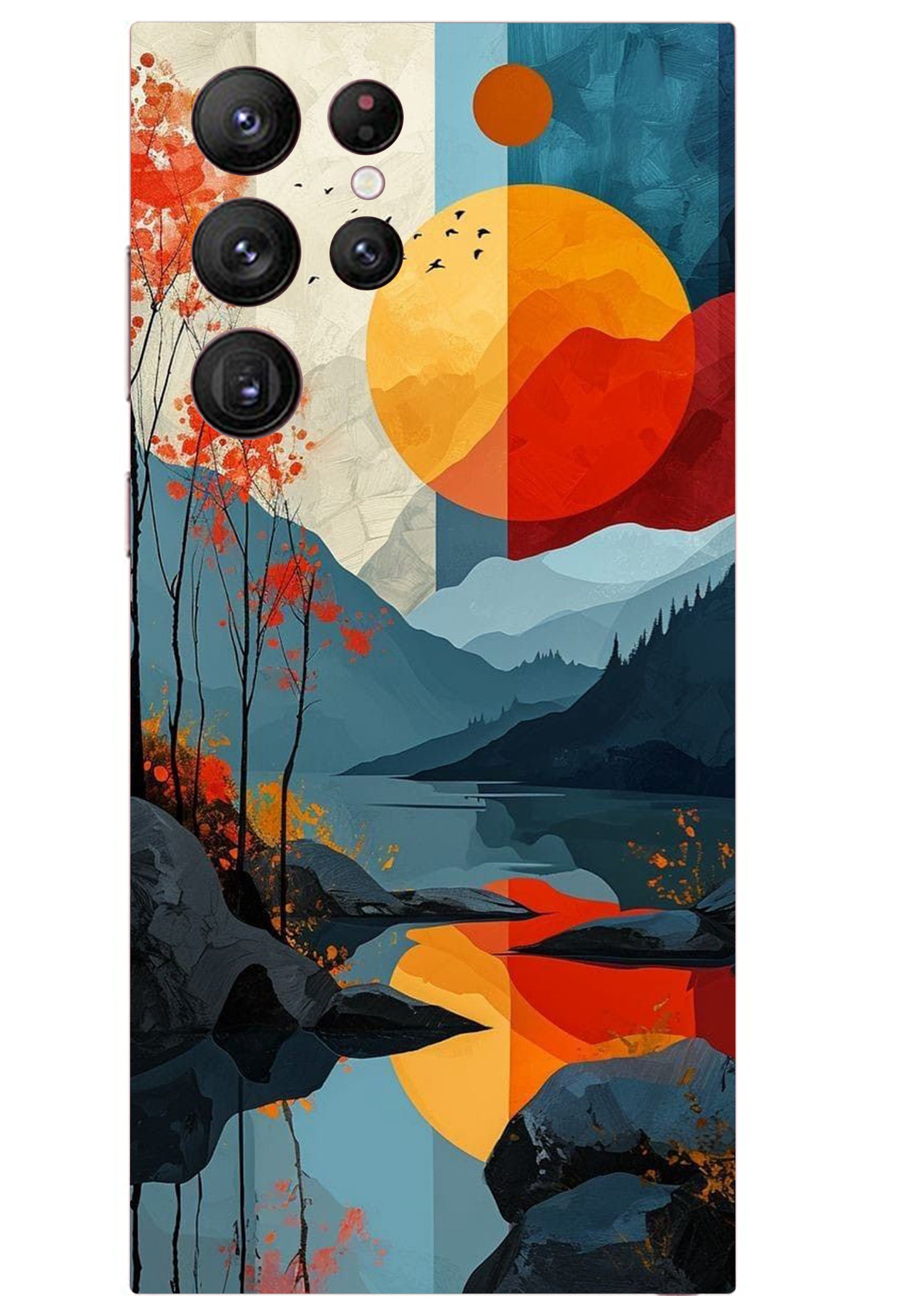 Nature Colorful Design Mobile Skin 3M Material