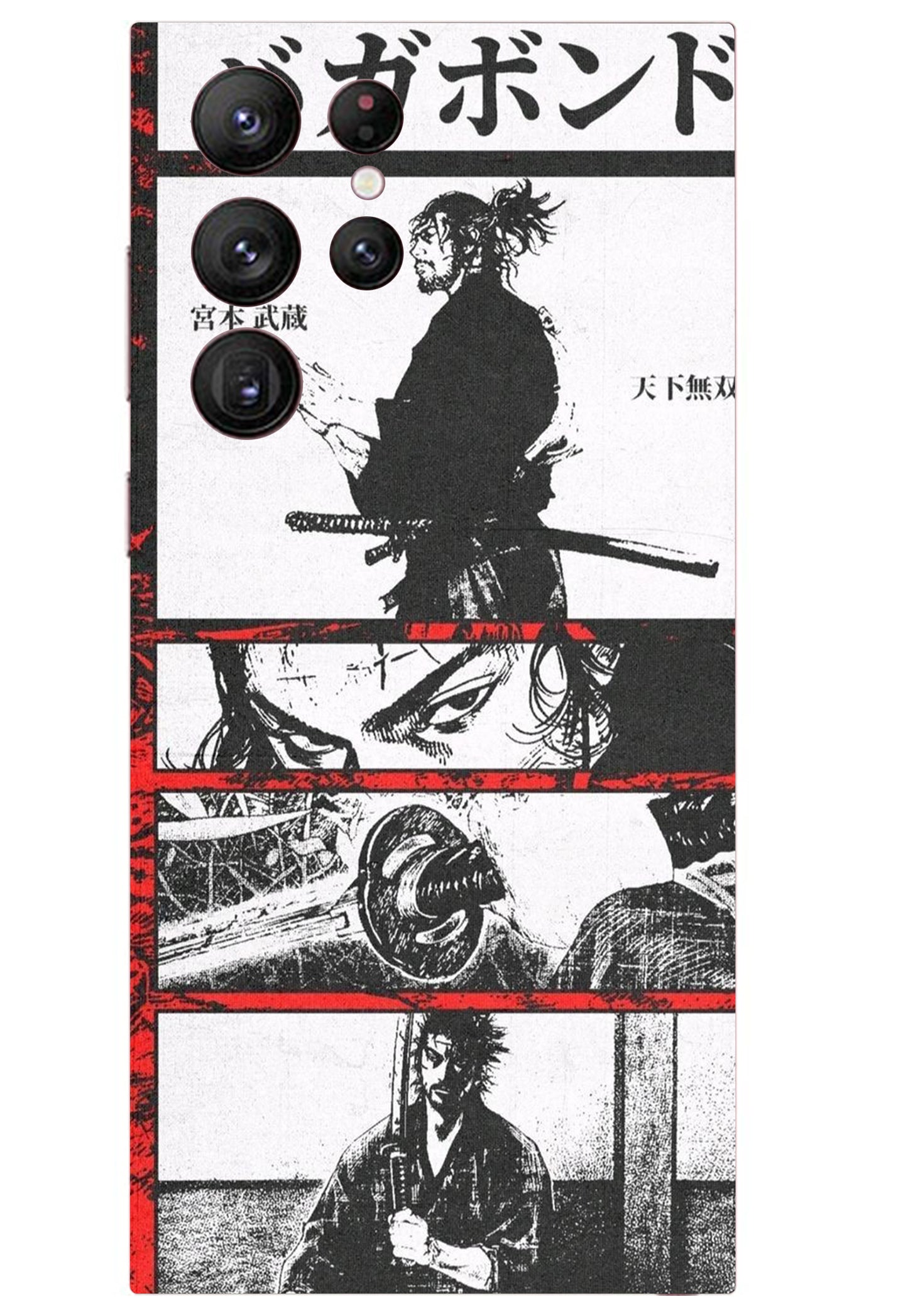 Samurai Anime Design Mobile Skin 3M Material