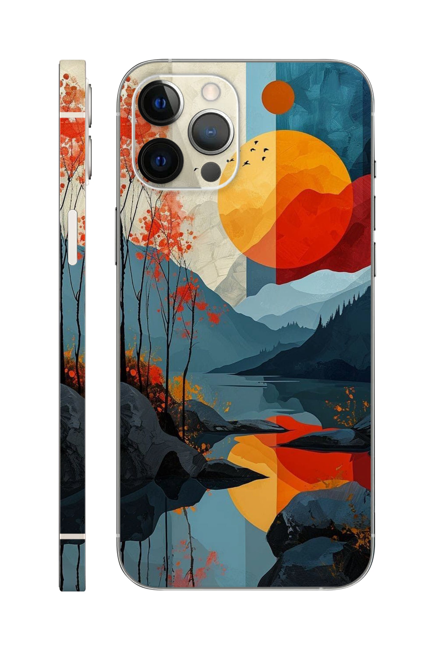 Nature Colorful Design Mobile Skin 3M Material