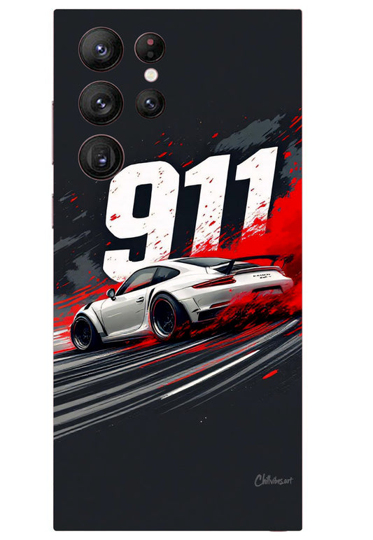 Porsche 911 Car Mobile Skin 3M Material