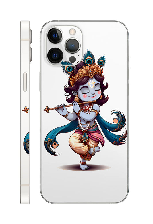 Krishna God Mobile Embossed 3M Premium Skin