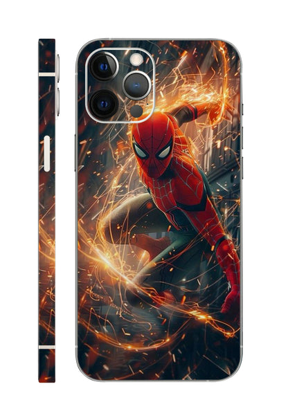 Sider-Man Fire Marvel Mobile Skin 3M Material