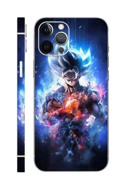 Goku Energy Anime Design Mobile Skin 3M Material