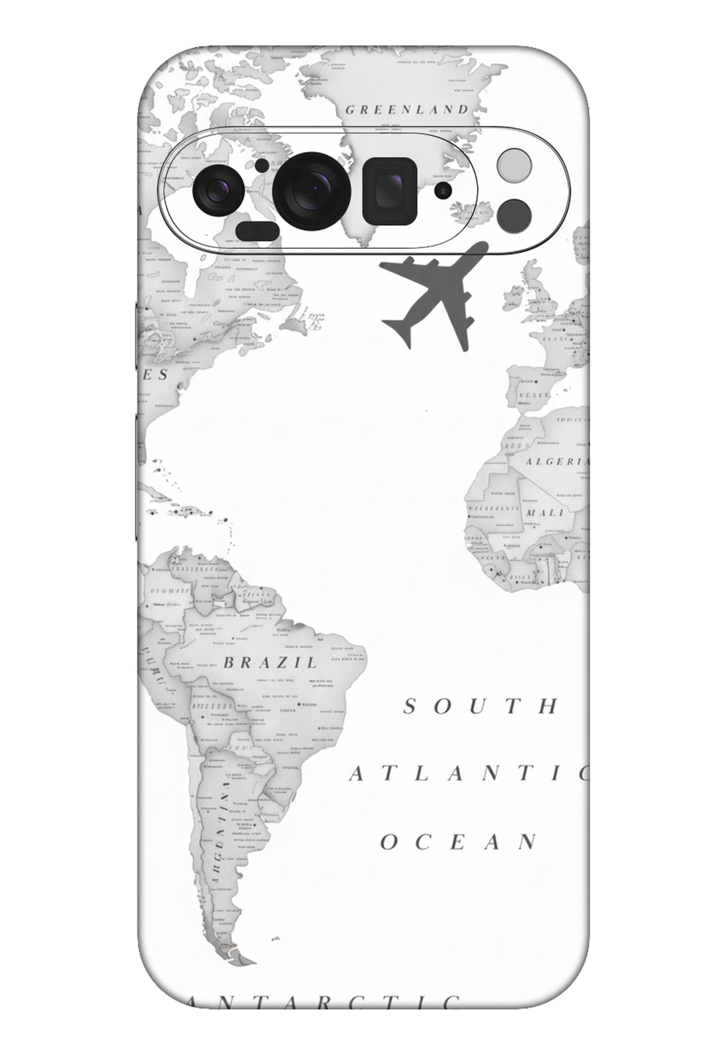 World Map Mobile Transparent Skin