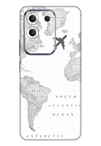 World Map Mobile Transparent Skin