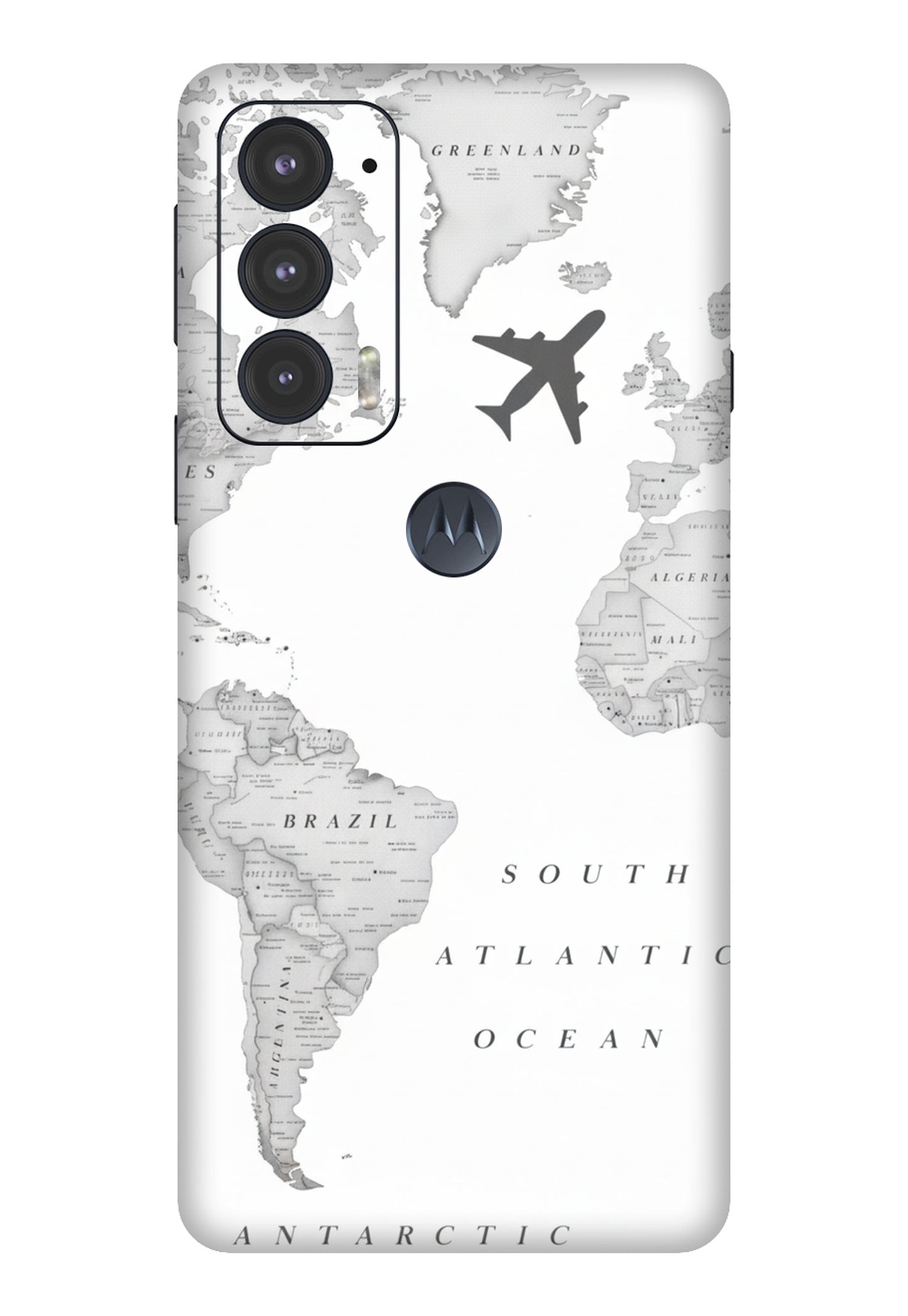 World Map Mobile Transparent Skin