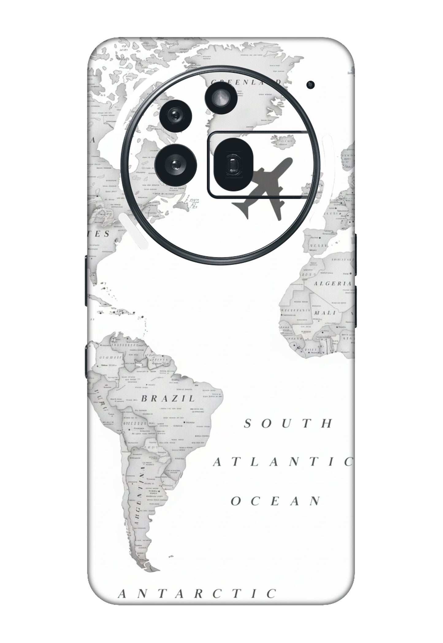 World Map Mobile Transparent Skin