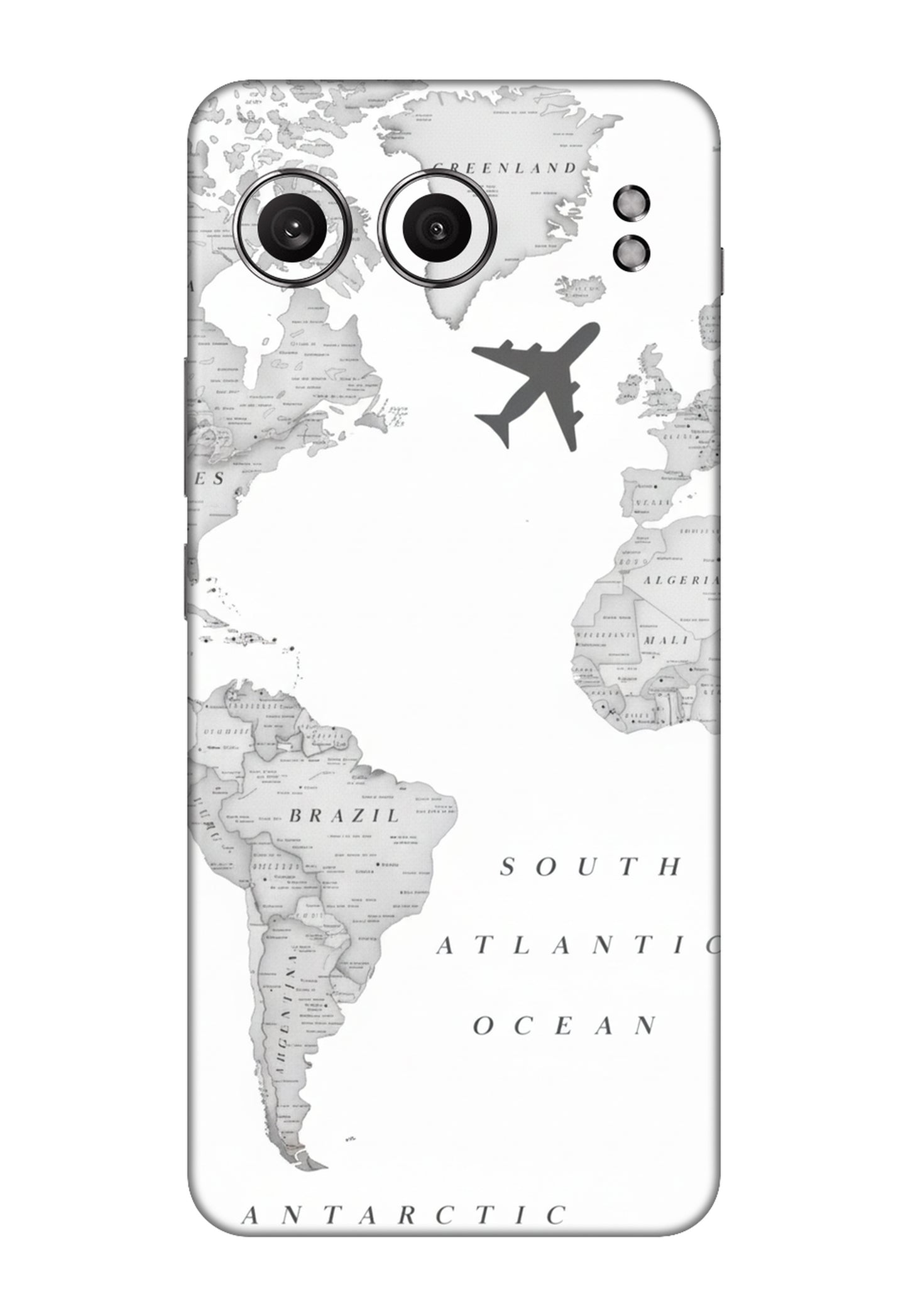 World Map Mobile Transparent Skin
