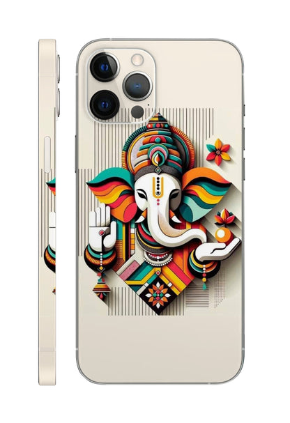 Lord Ganesha Design Mobile Skin 3M Material
