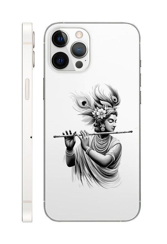 Lord Krishna Mobile Transparent Skin