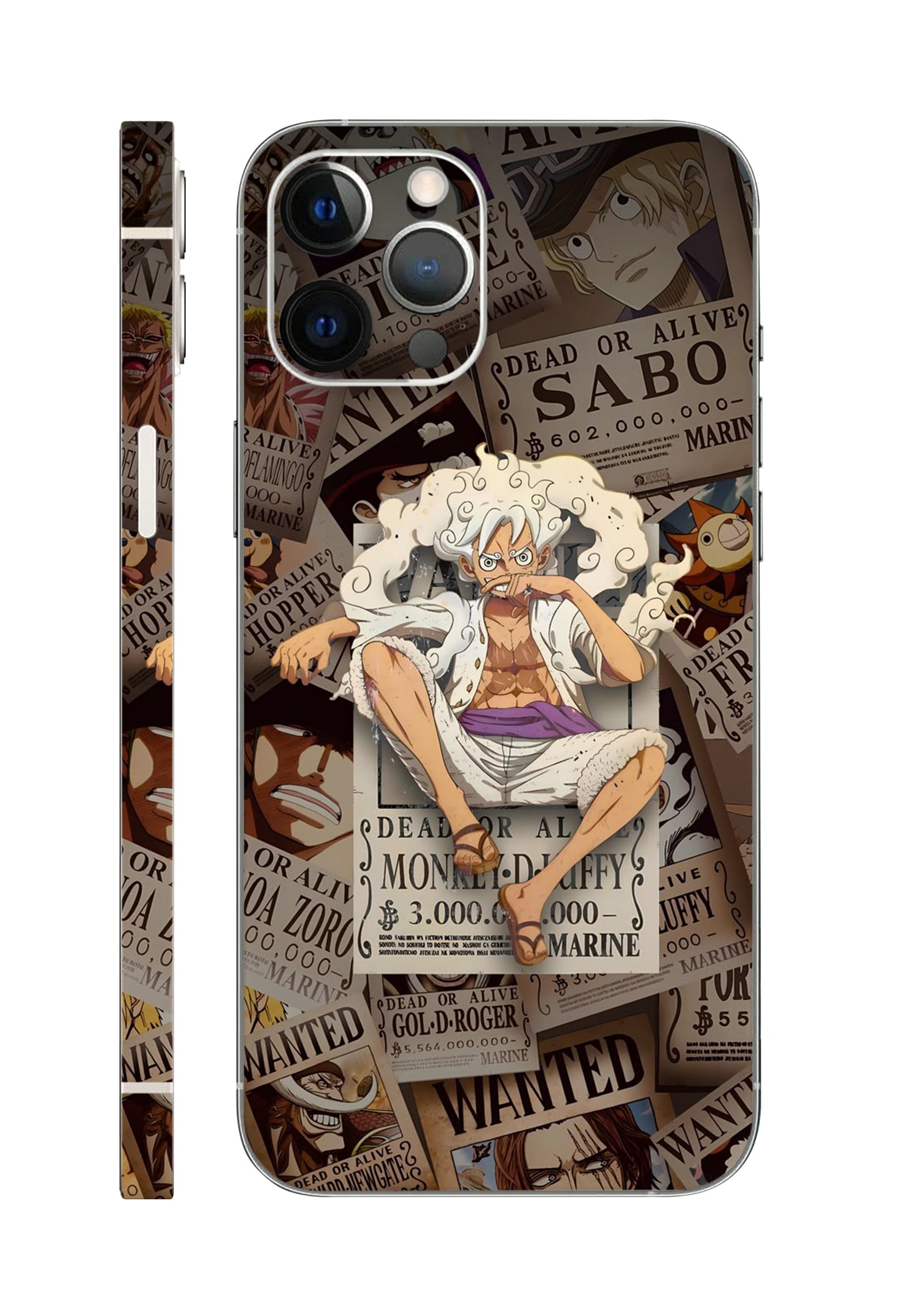 One Piece Gear 5 Luffy Anime Mobile Skin 3M Material