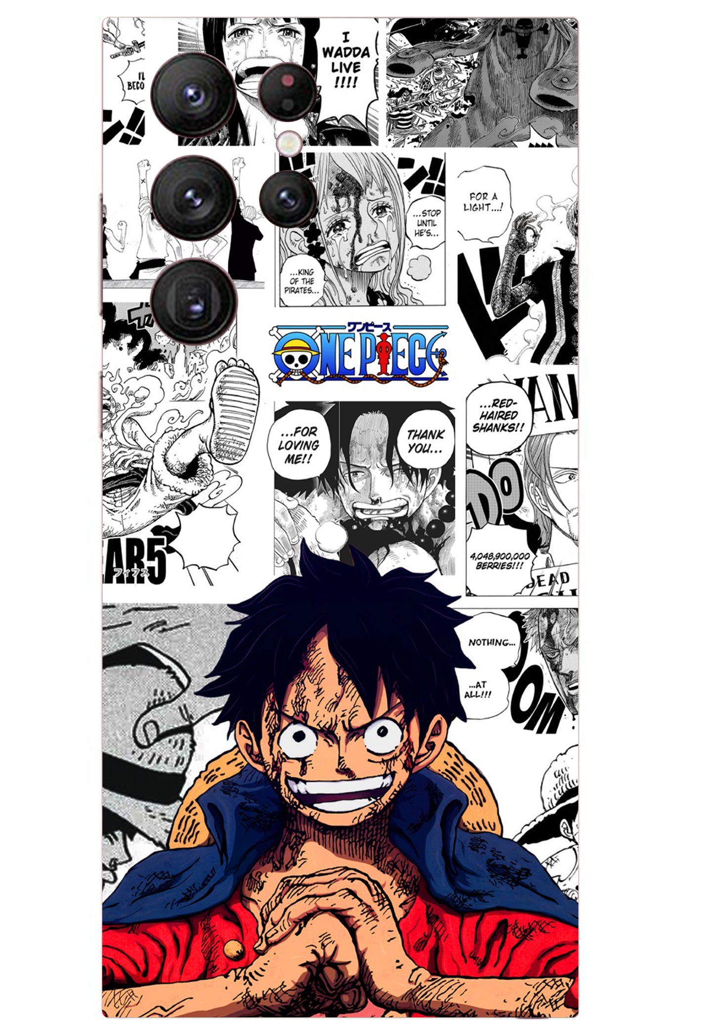 One Piece Luffy Anime Mobile Skin 3M Premium Material