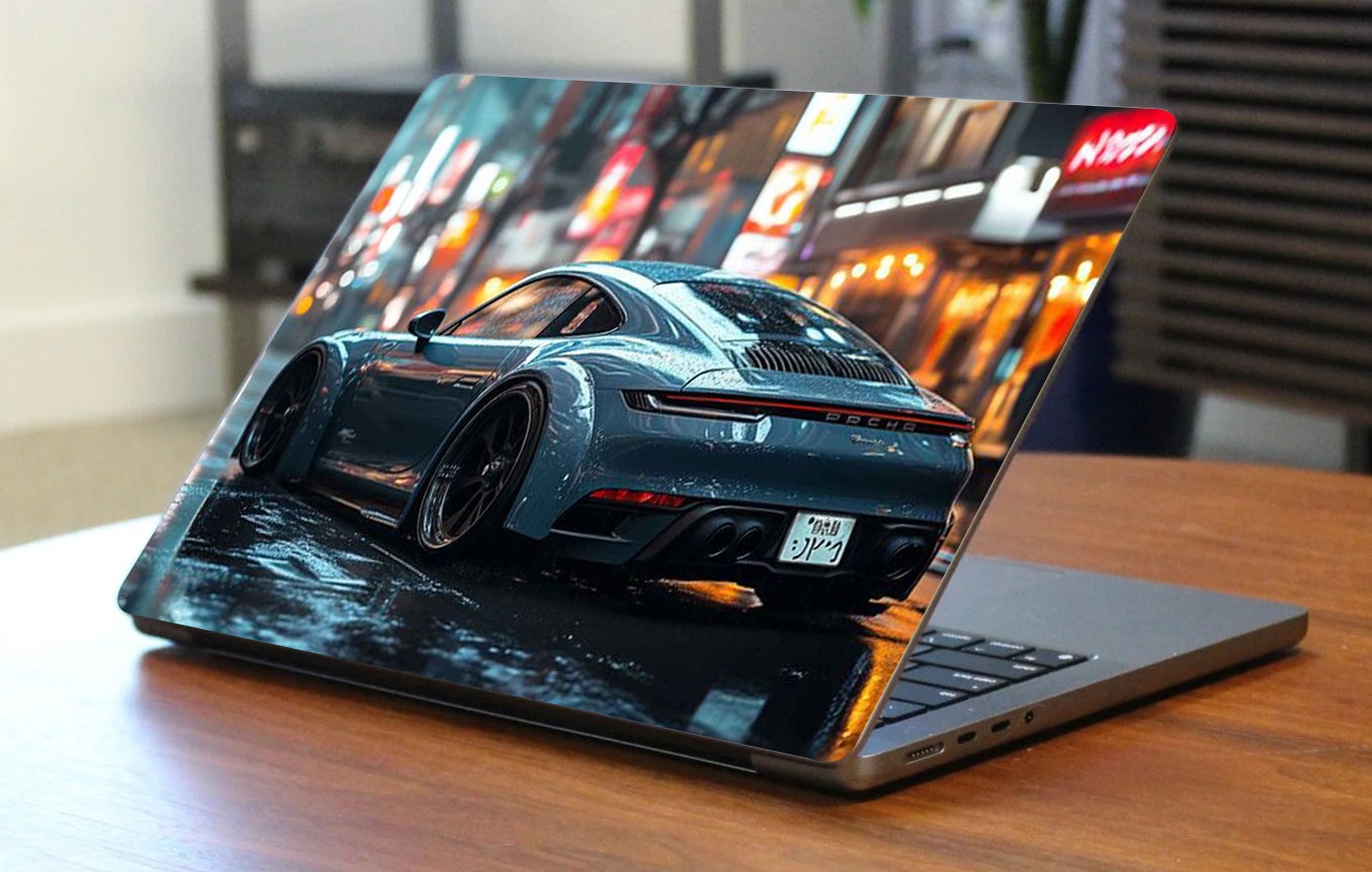 Porsche Sports Car Laptop 3M Premium Skins