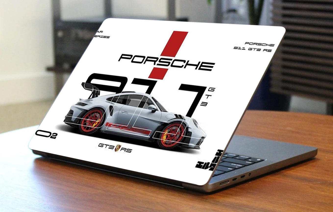 Porsche 911 Car Laptop 3M Premium Skins