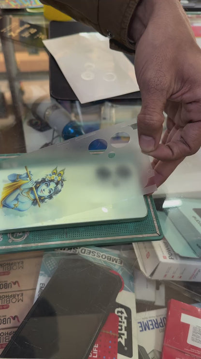 Lord Krishna Mobile Transparent Skin