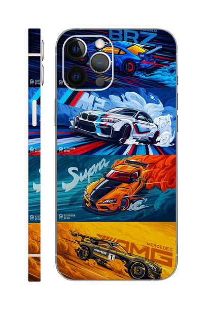 Sports Cars Design Mobile Skin 3M Material