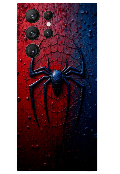 Black-Red Sipder Marvel Mobile Skin 3M Material