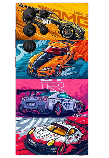Sports Cars Design Mobile Skin 3M Material