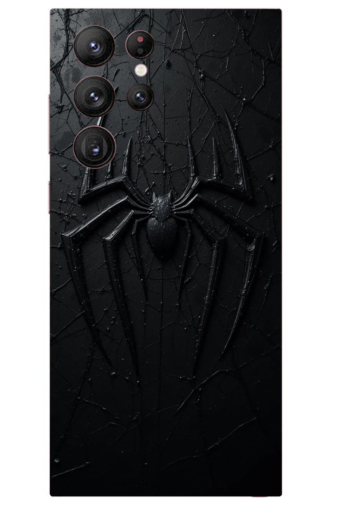 Black Sipder Marvel Mobile Skin 3M Material