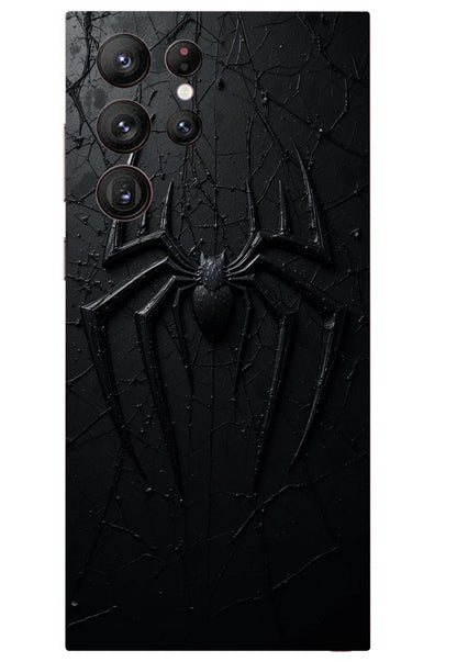 Black Sipder Marvel Mobile Skin 3M Material