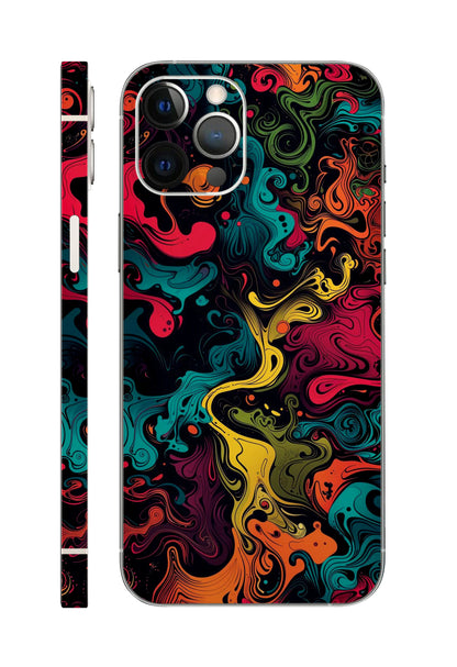 Water Color Abstarct Mobile Skin 3M Material