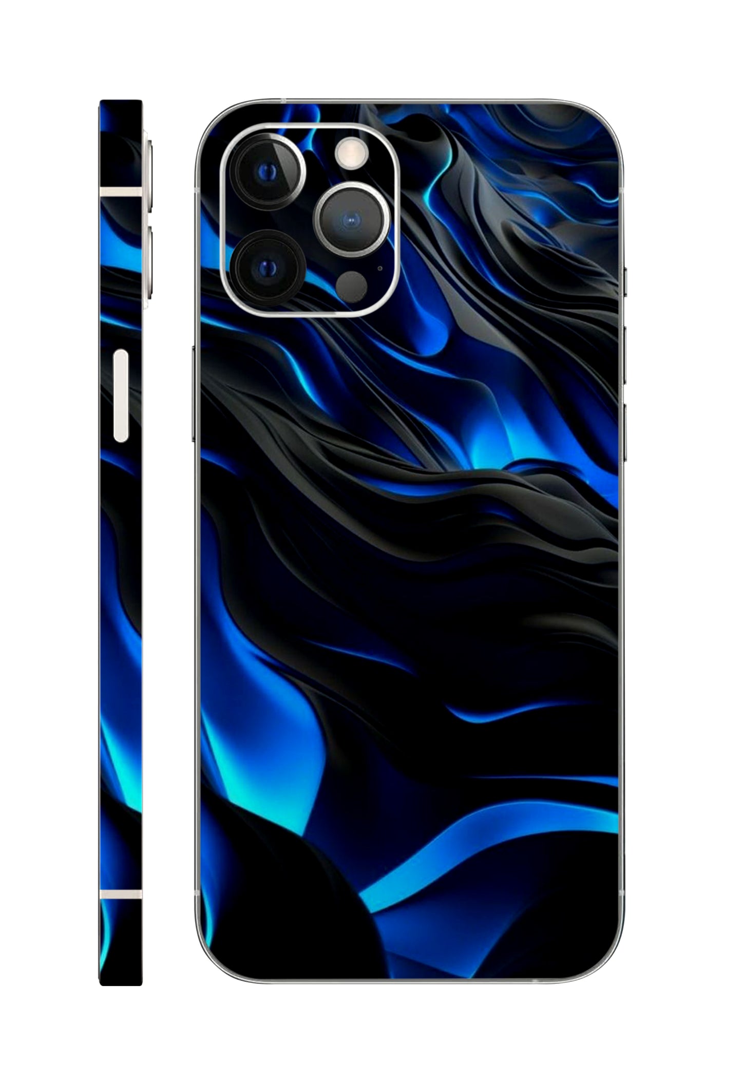 Blue Abstarct Mobile Skin 3M Material