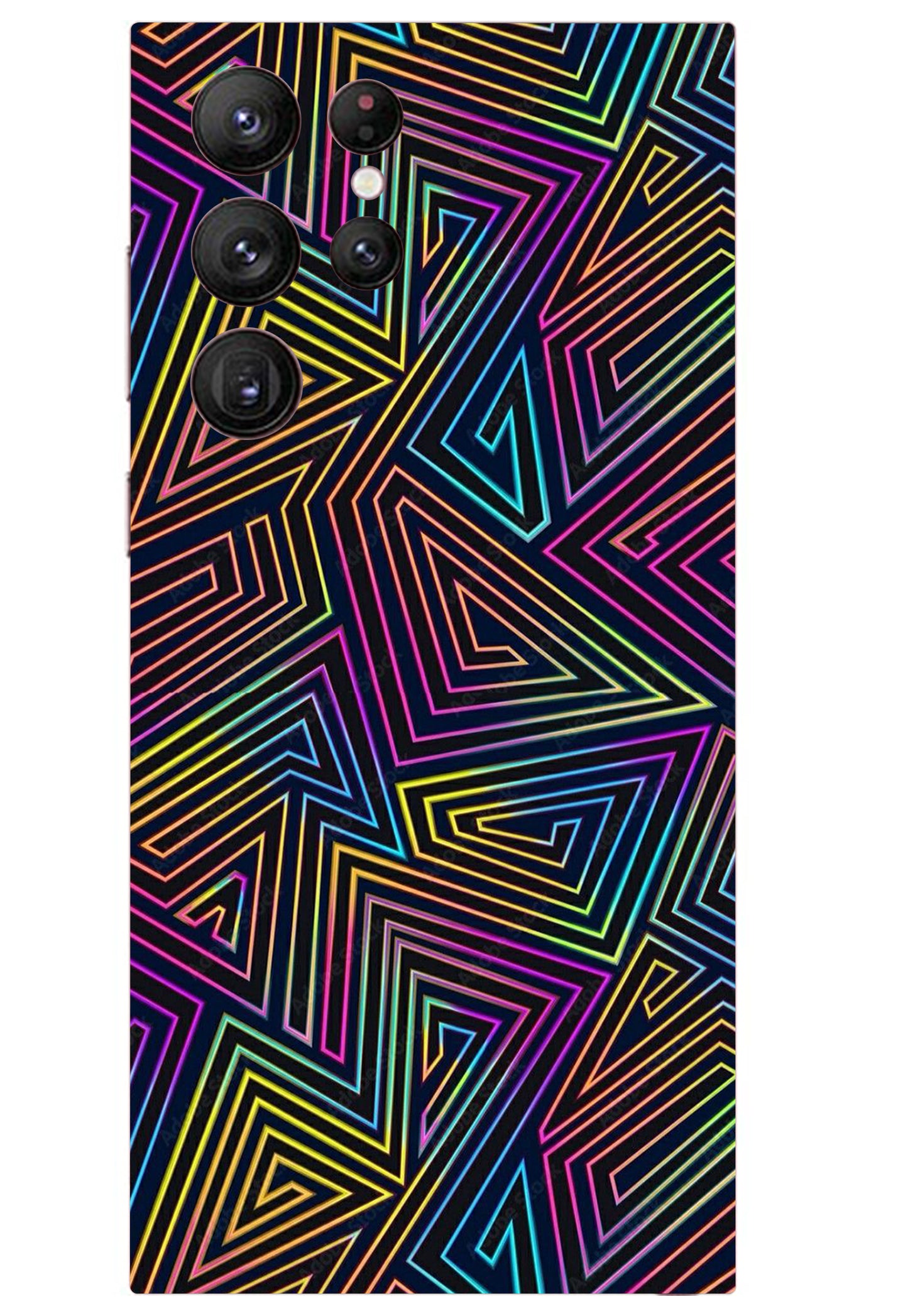 Hologram Abstract Mobile Skin 3M Material