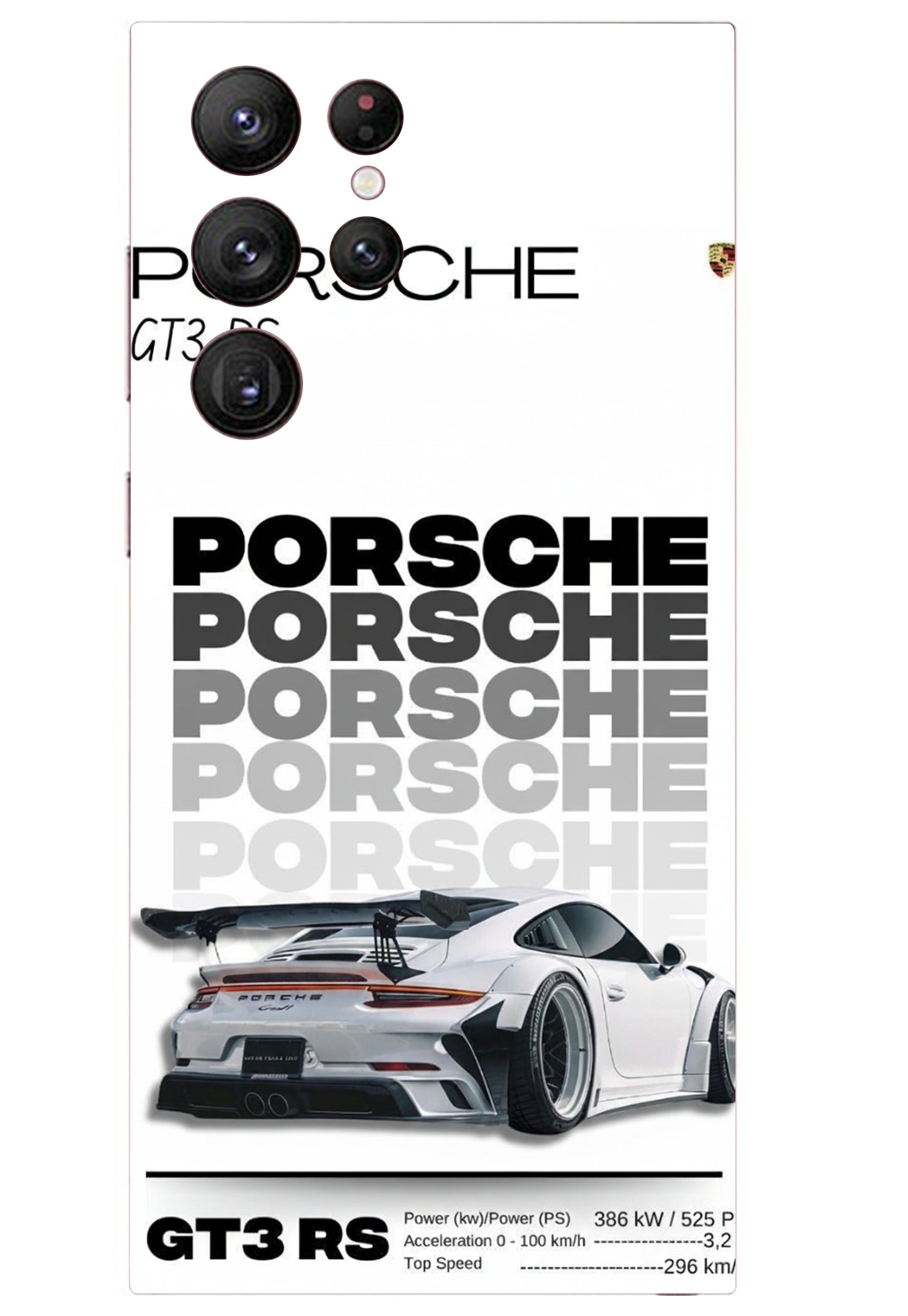 Porsche Mobile Transparent Skin